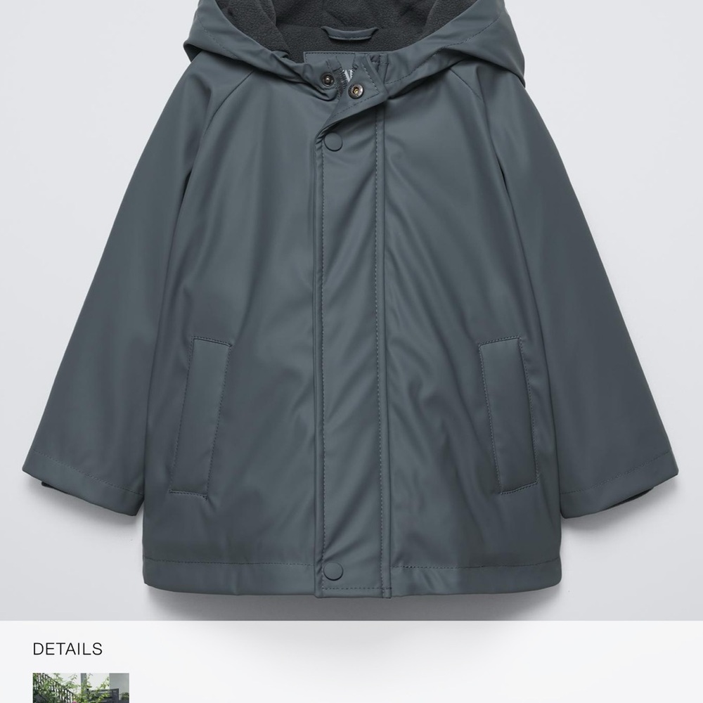 Rubberized lined raincoat